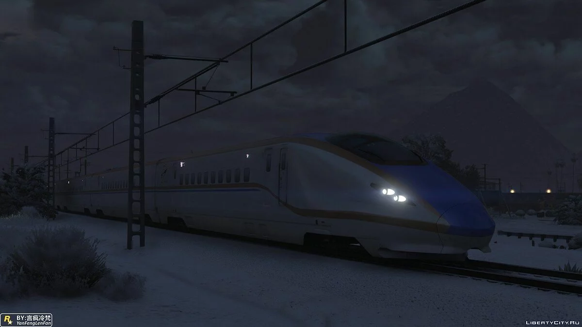 Shinkansen E7 Series high-speed train  [ Add-On ] beta / GTA 5