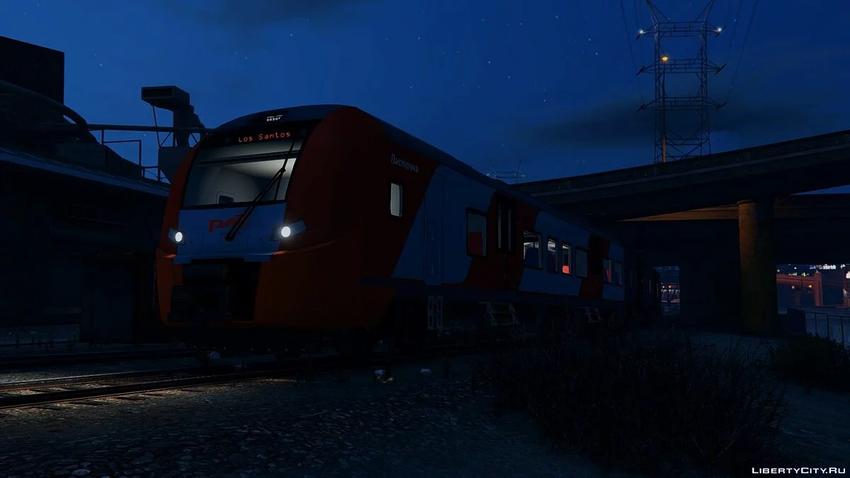 Siemens Desiro Rus "Lastochka" [Replace] 1.0 / GTA 5