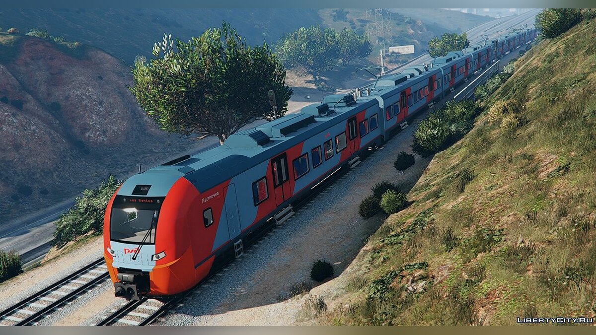 Скачать Siemens Desiro Rus "Lastochka" [Replace] 1.0 для GTA 5