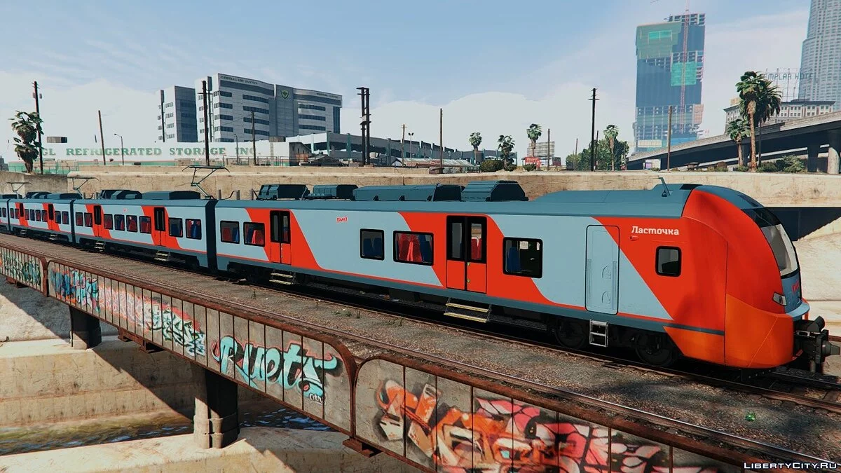 Siemens Desiro Rus "Lastochka" [Replace] 1.0 / GTA 5
