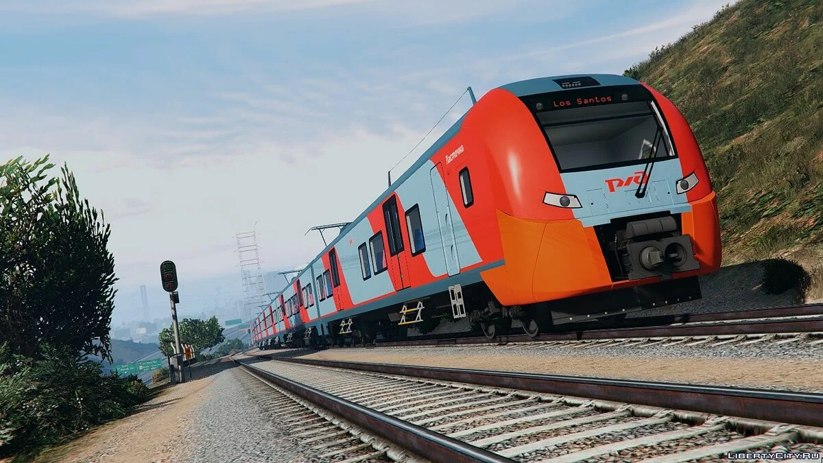 Siemens Desiro Rus "Lastochka" [Replace] 1.0 / GTA 5