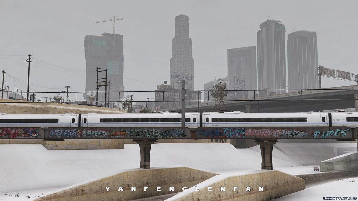 China Railways High-speed train CRH3C / GTA 5