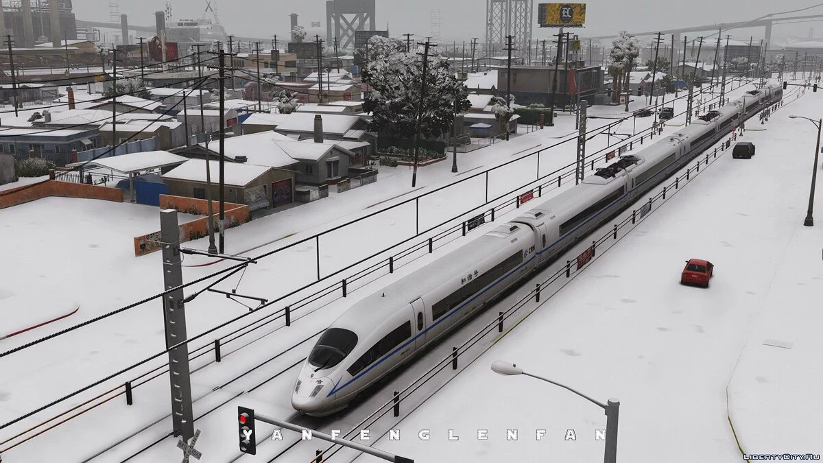 China Railways High-speed train CRH3C / GTA 5