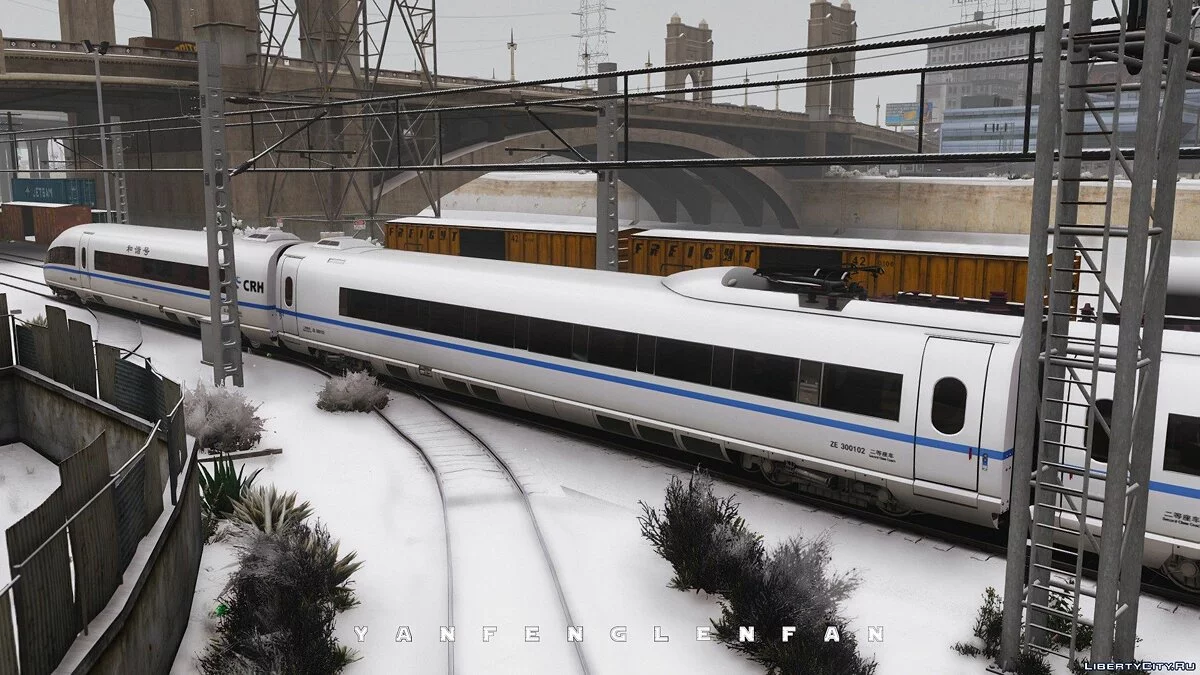 China Railways High-speed train CRH3C / GTA 5
