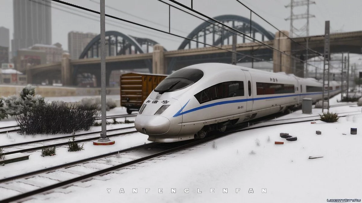 China Railways High-speed train CRH3C / GTA 5