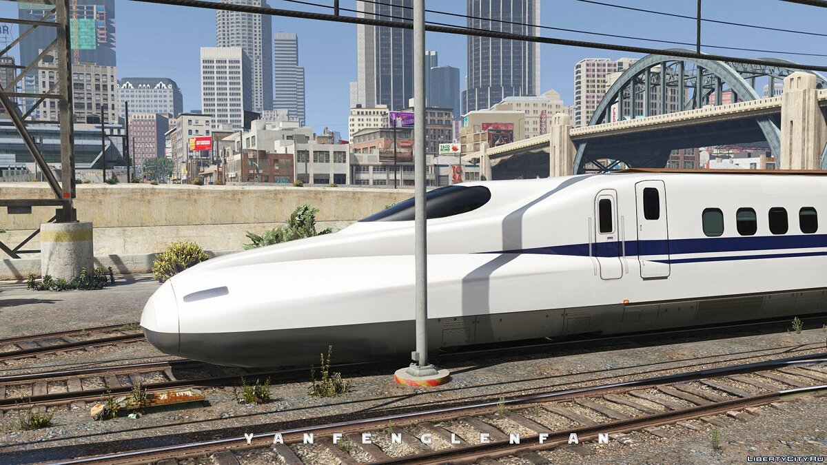 Скачать Электропоезд серии Shinkansen N700A [Add-on] для GTA 5