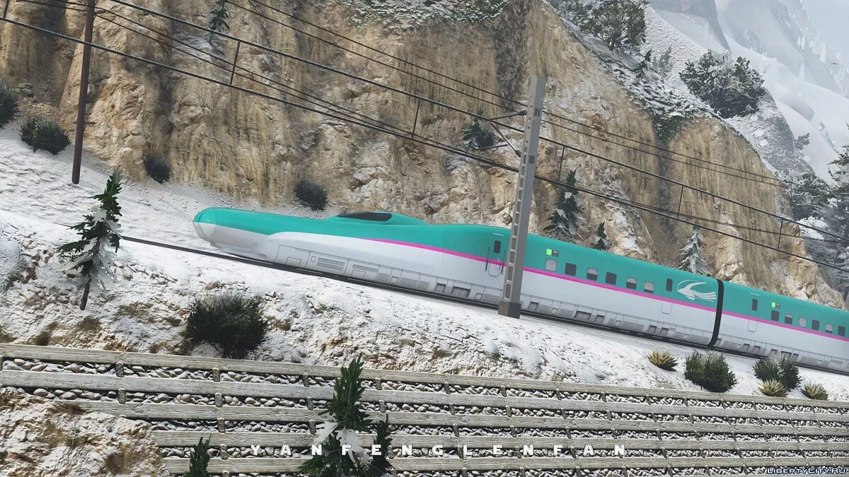 Скоростной поезд серии E5+E6 Shinkansen  / GTA 5