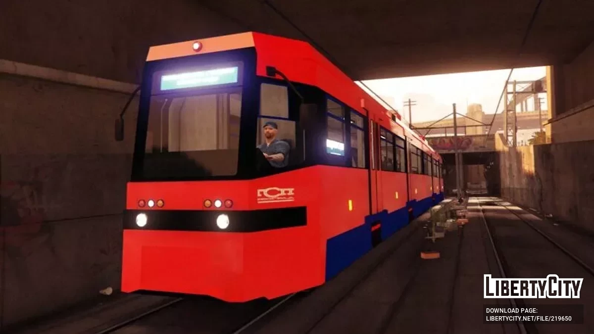 GSP Beograd Tramvaj (Serbian Tram / Metro train) [Replace, HQ] / GTA 5