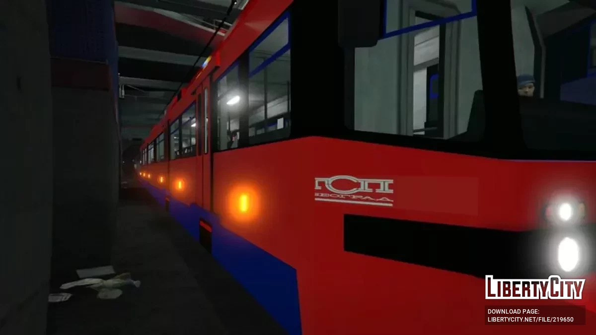 GSP Beograd Tramvaj (Serbian Tram / Metro train) [Replace, HQ] / GTA 5