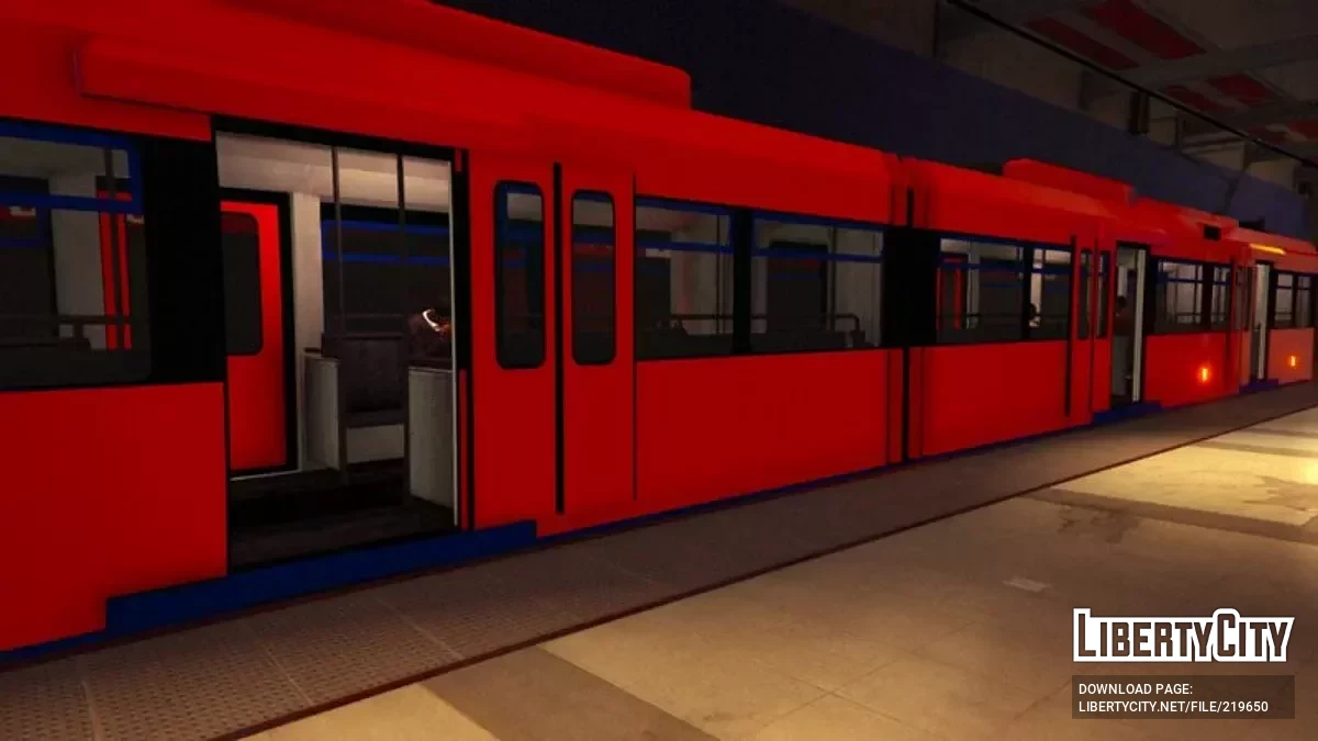 GSP Beograd Tramvaj (Serbian Tram / Metro train) [Replace, HQ] / GTA 5