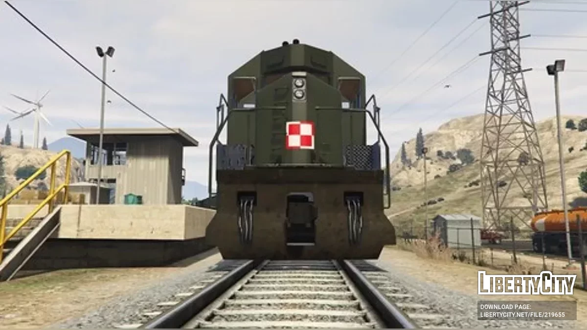 Polish Military Train Polski Poland Polska / GTA 5