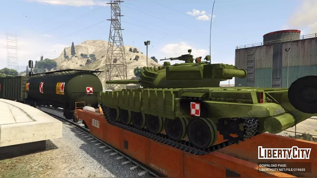 Polish Military Train Polski Poland Polska / GTA 5