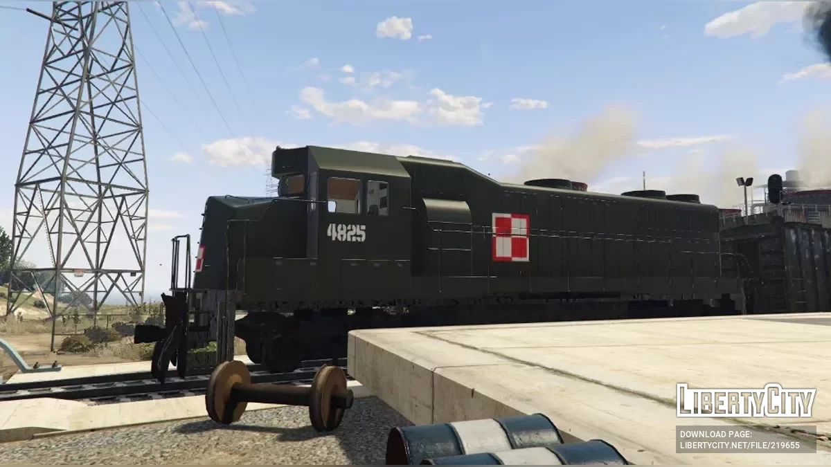 Polish Military Train Polski Poland Polska / GTA 5