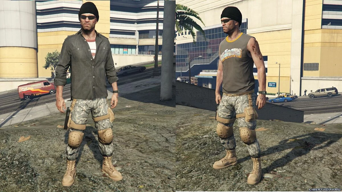 Combat Pants for Trevor, Franklin & Micheal 1.2 / GTA 5