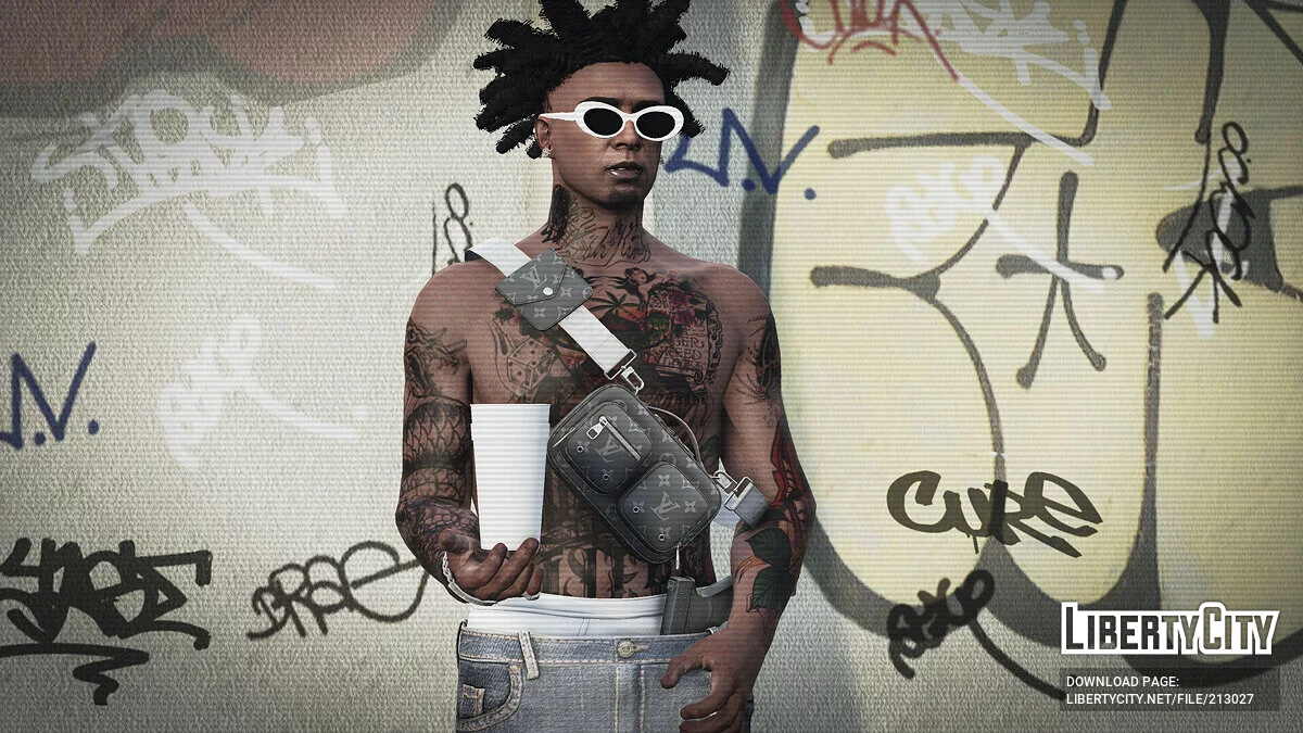 Джинсы-скинни с Глоком для Male MP / GTA 5