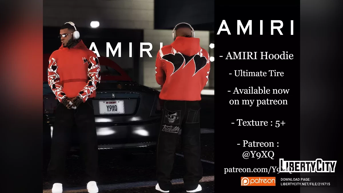 Джинсы с проседью для Франклина и мужского персонажа из мультиплеера / GTA 5