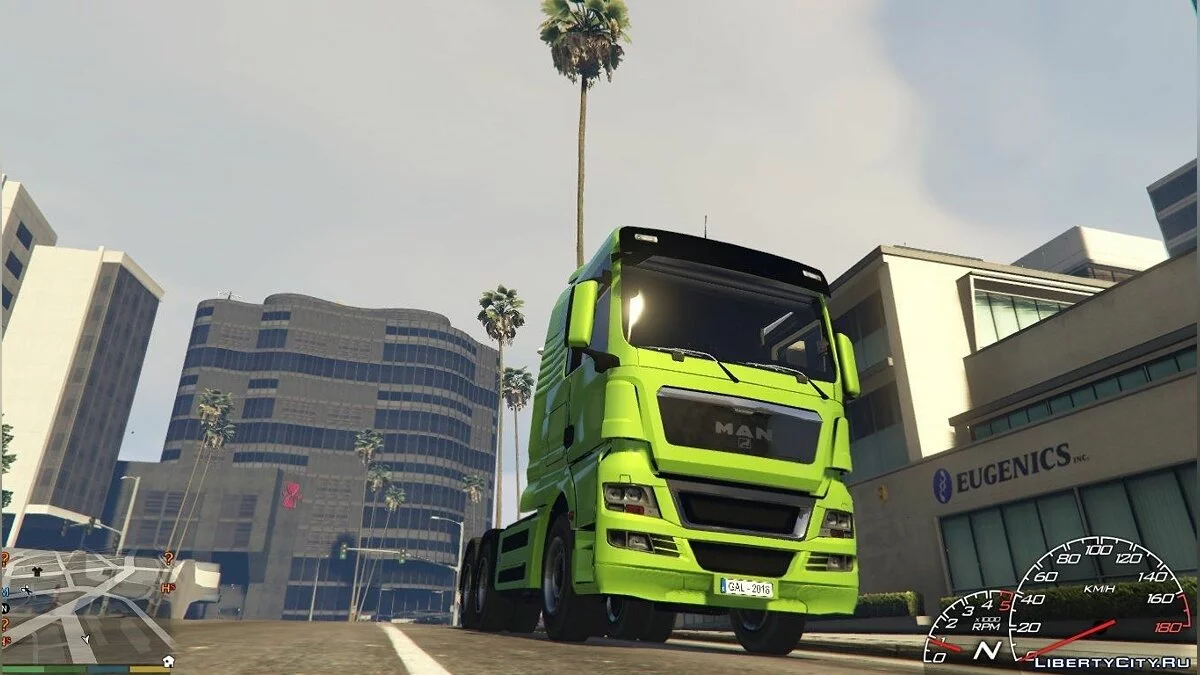 MAN TGX V8 Euroline [Add-On / Replace] / GTA 5