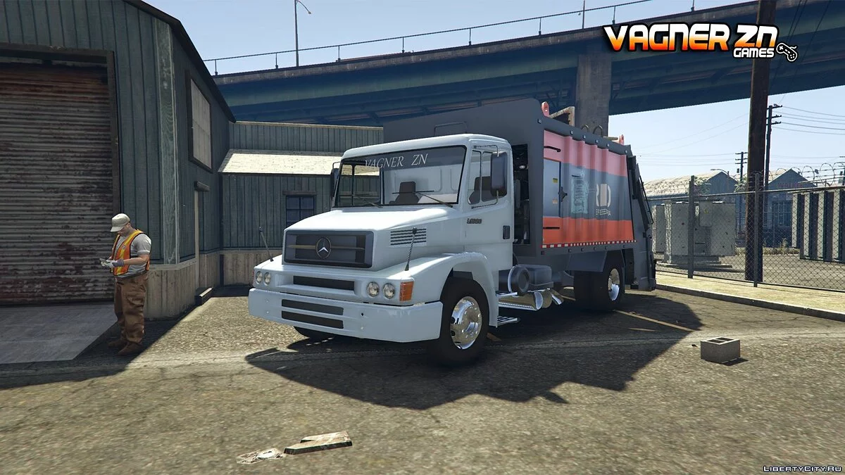Mercedes-Benz L1620 Compactador De Lixo / GTA 5