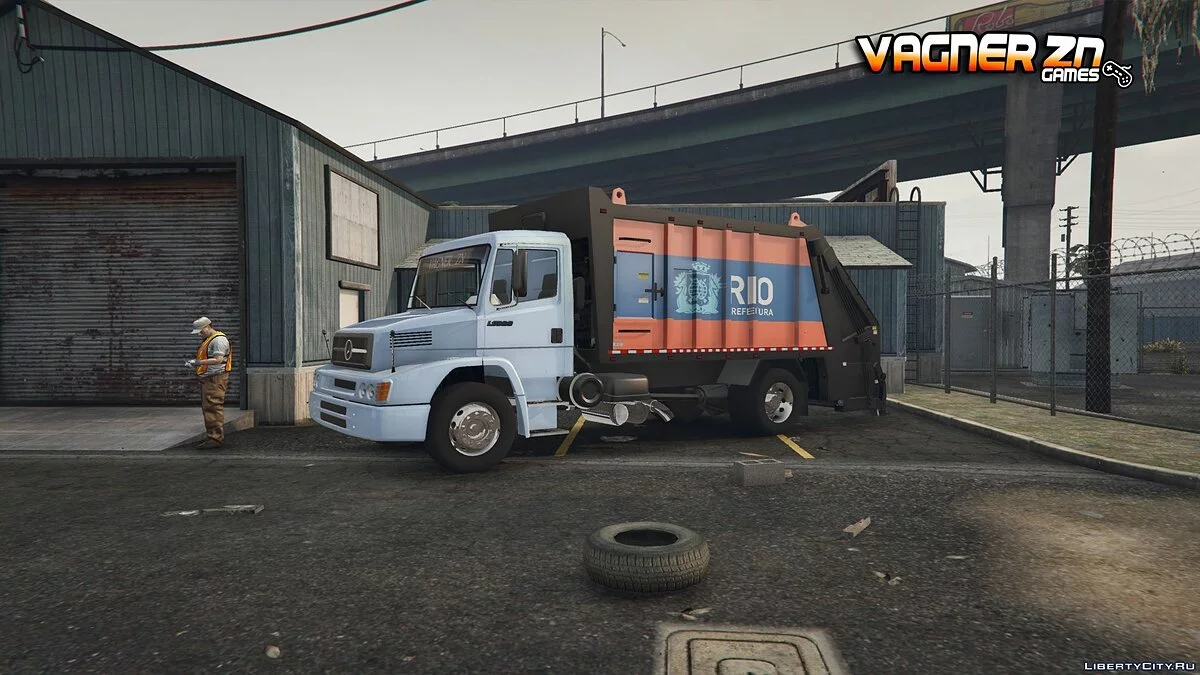 Mercedes-Benz L1620 Compactador De Lixo / GTA 5