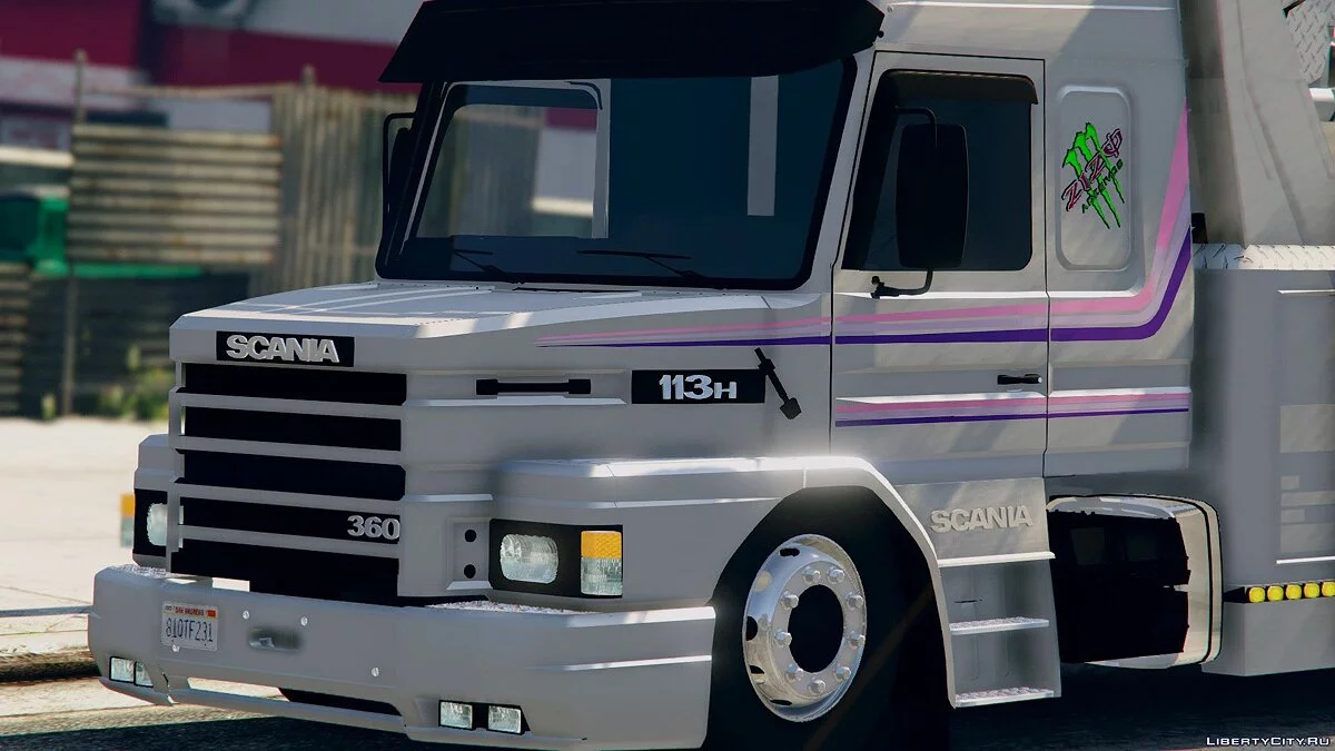 Scania 113H Guincho 4x6 Funcional / GTA 5