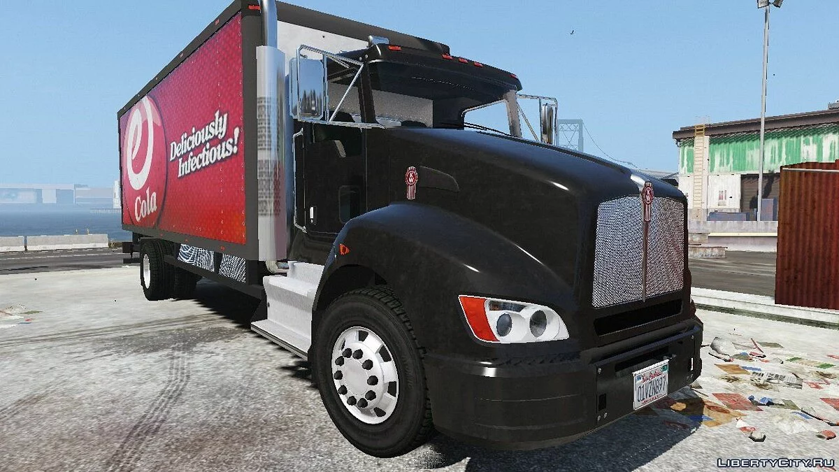 2012 Kenworth T440 Box / Flatbed Truck [Template] 2.0 / GTA 5
