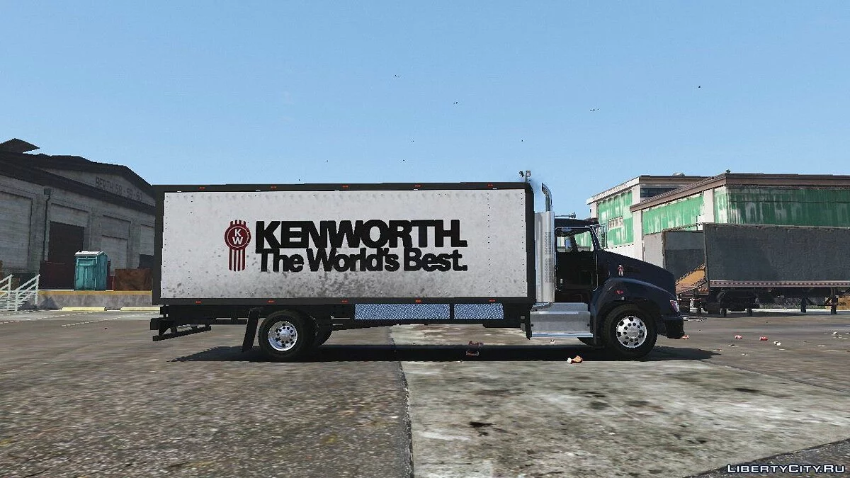 2012 Kenworth T440 Box / Flatbed Truck [Template] 2.0 / GTA 5