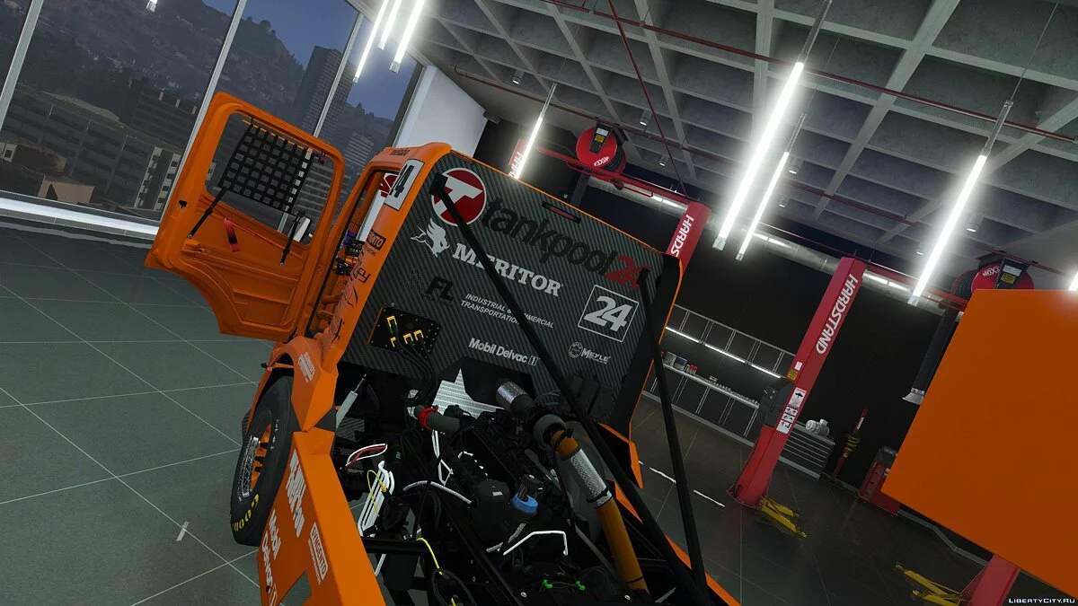 MERCEDES-BENZ #24 TANKPOOL RACING TRUCK 2015 [ADDON | ANIMATED] 1.01 / GTA 5