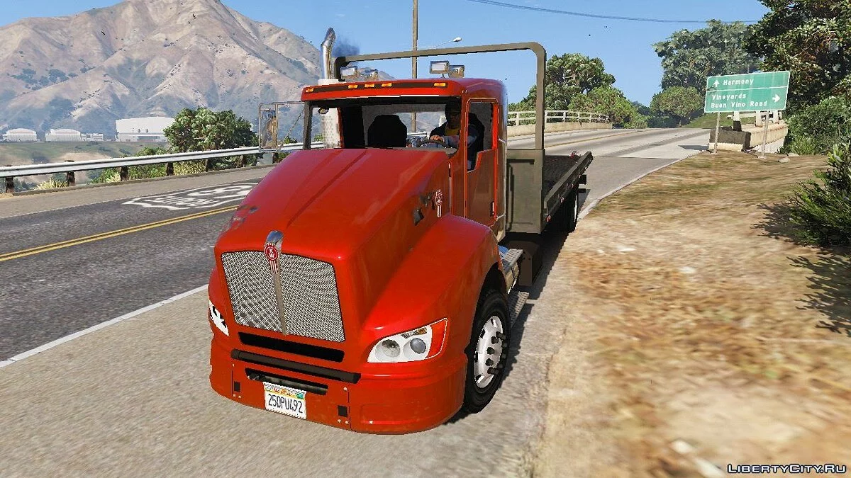 2012 Kenworth T440 Box / Flatbed Truck [Template] 2.3 / GTA 5