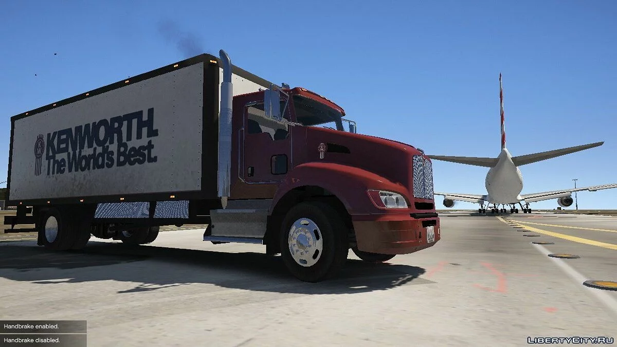 2012 Kenworth T440 Box / Flatbed Truck [Template] 2.3 / GTA 5