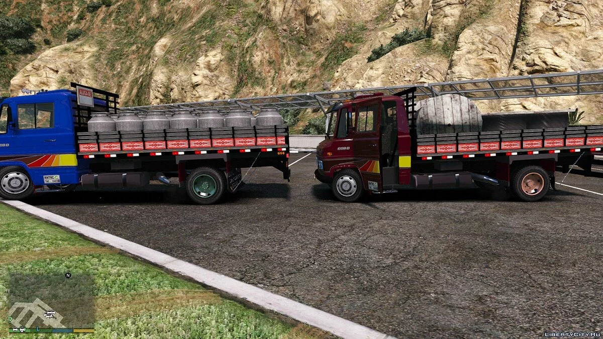 MB 608D Carroceria + extra 1.0 / GTA 5