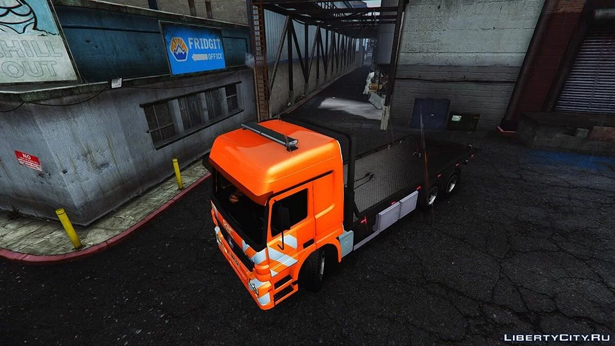 Mercedes Actros Recovery Truck [British] 1.0 / GTA 5