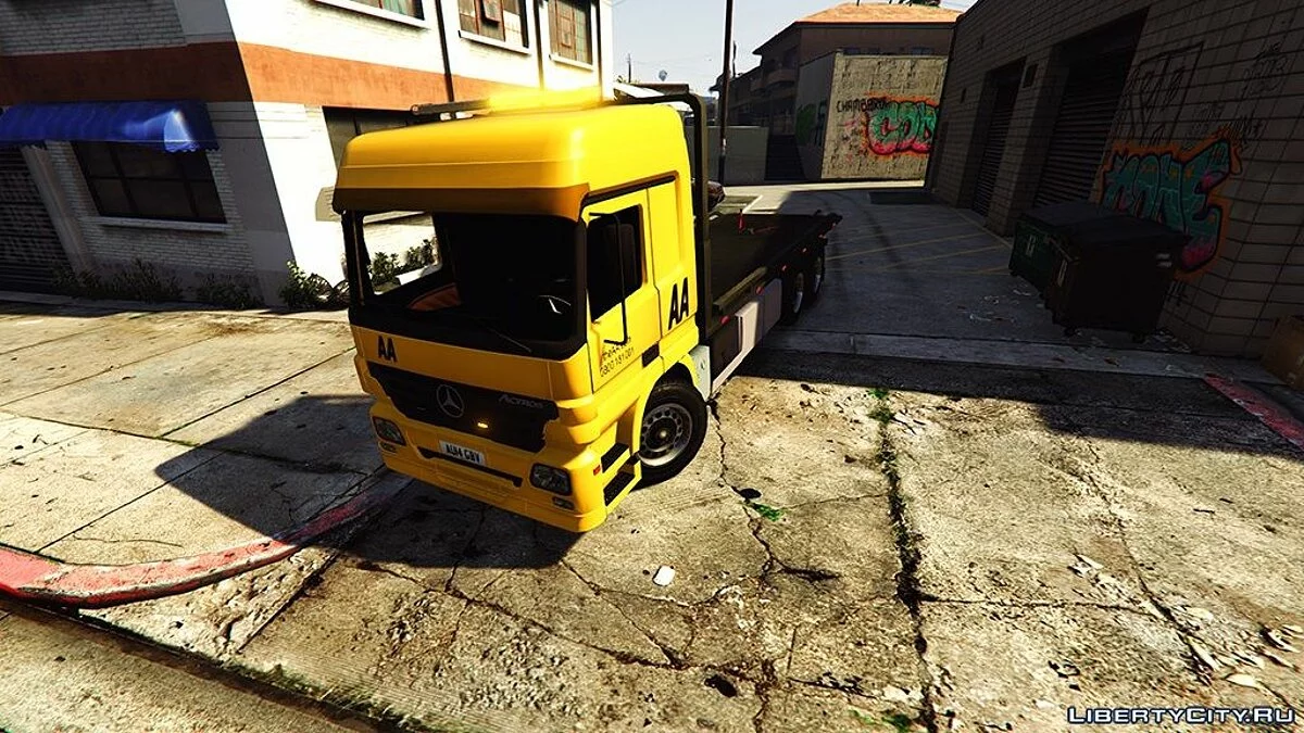 Mercedes Actros Recovery Truck [British] 1.0 / GTA 5