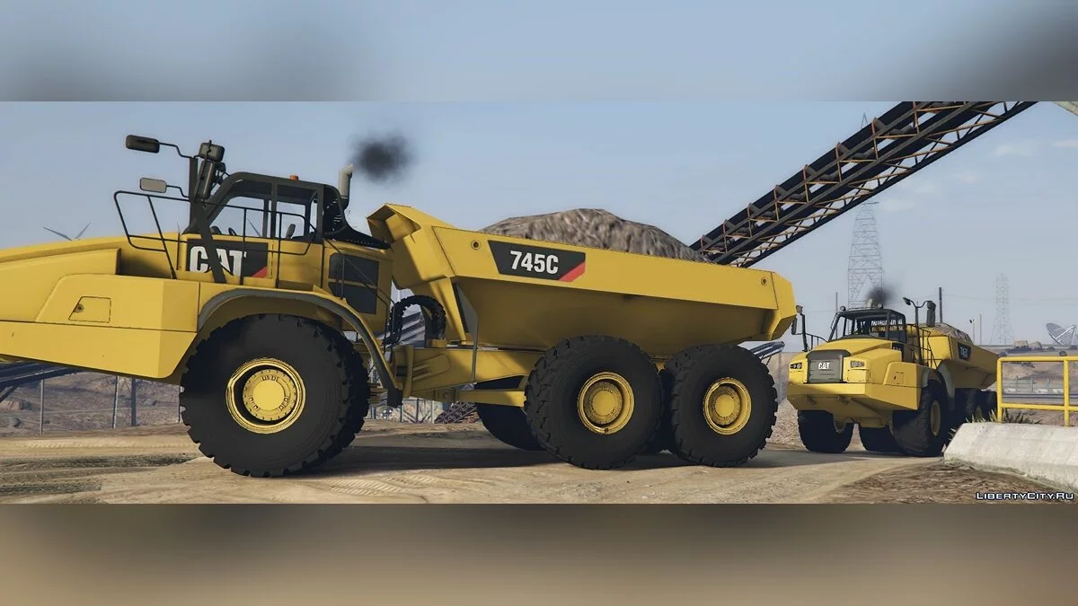 2018 Caterpillar 745C Offroad Dump Truck [ ADD-ON] 1.0 / GTA 5