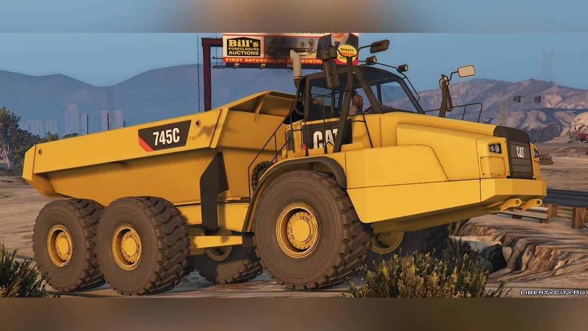 2018 Caterpillar 745C Offroad Dump Truck [ ADD-ON] 1.0 / GTA 5