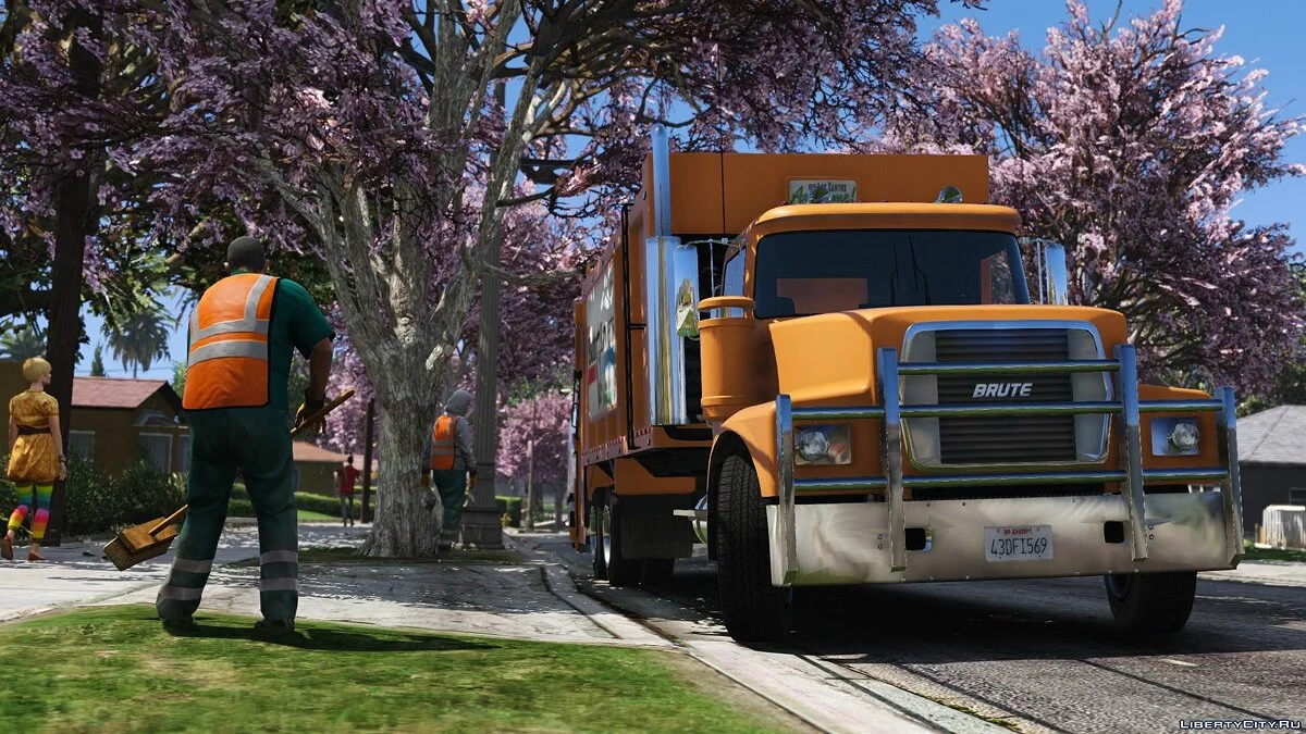 Brute Tipper-based Trashmaster Classic [Add-On] v1.1 / GTA 5