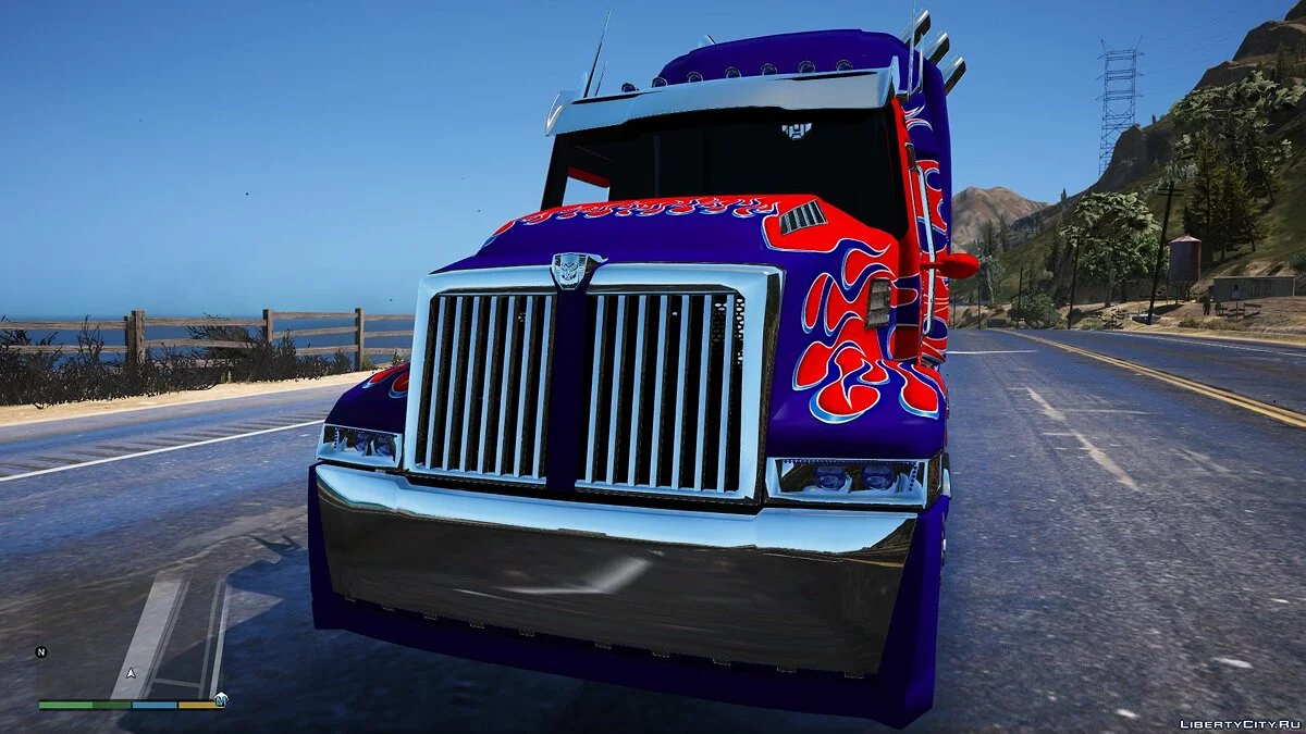 Western Star 5700 Optimus Prime [Add-On] 1.0 - Грузовик в стиле трансформеров  / GTA 5