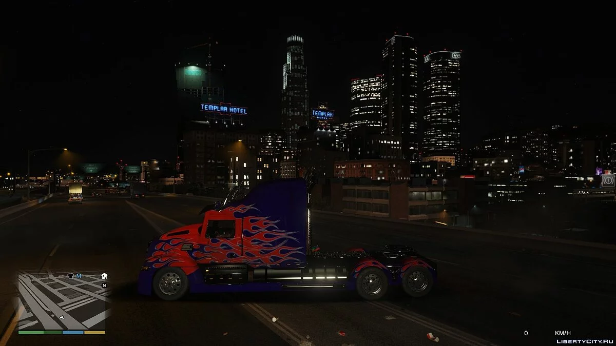 Western Star 5700 Optimus Prime [Add-On] 1.0 - Грузовик в стиле трансформеров  / GTA 5