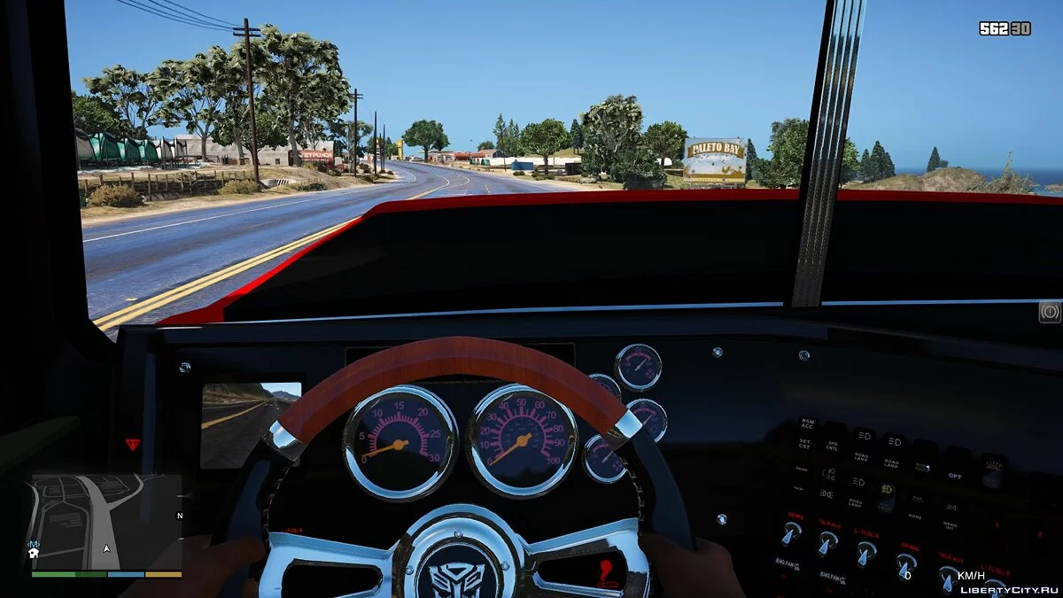 Western Star 5700 Optimus Prime [Add-On] 1.0 - Грузовик в стиле трансформеров  / GTA 5