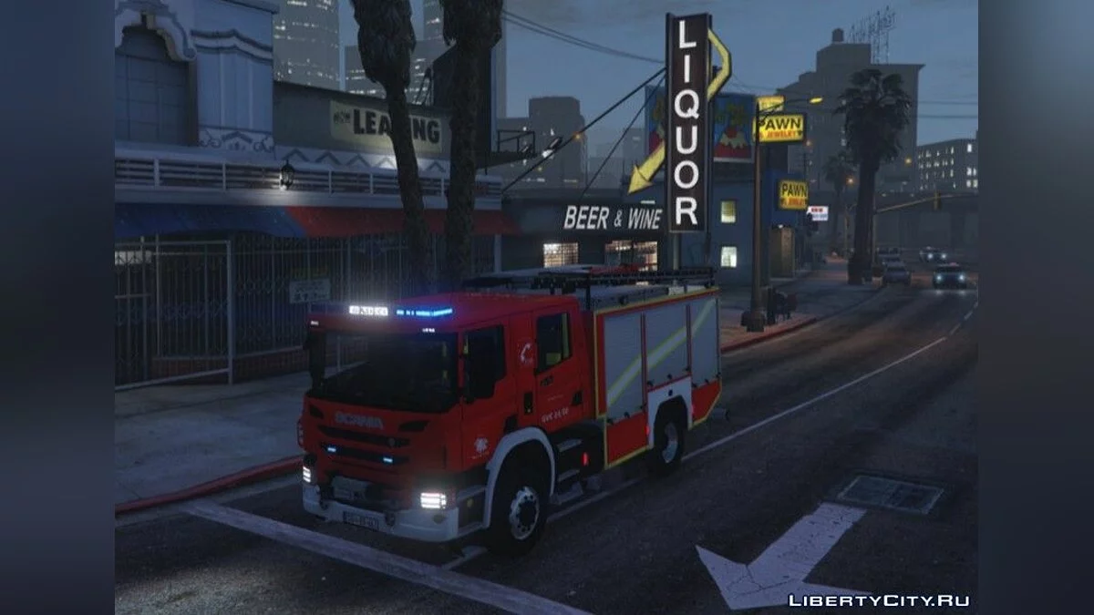 Slovenian FireTruck Scania p360 1.0 / GTA 5