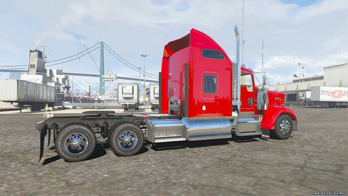 2014 Kenworth W900 6x2 Mid Cab [Livery / Extras / Add-On / Replace] 1.2 / GTA 5