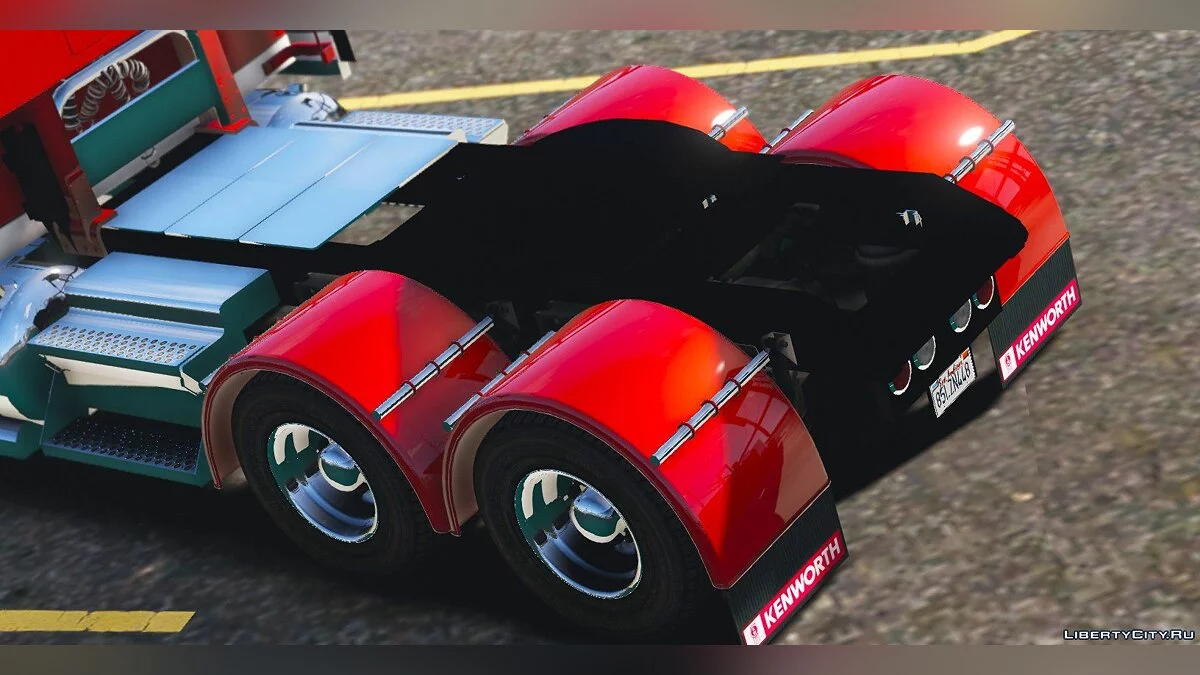 2014 Kenworth W900 6x2 Mid Cab [Livery / Extras / Add-On / Replace] 1.2 / GTA 5