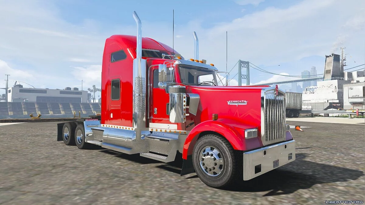 2014 Kenworth W900 6x2 Mid Cab [Livery / Extras / Add-On / Replace] 1.2 / GTA 5