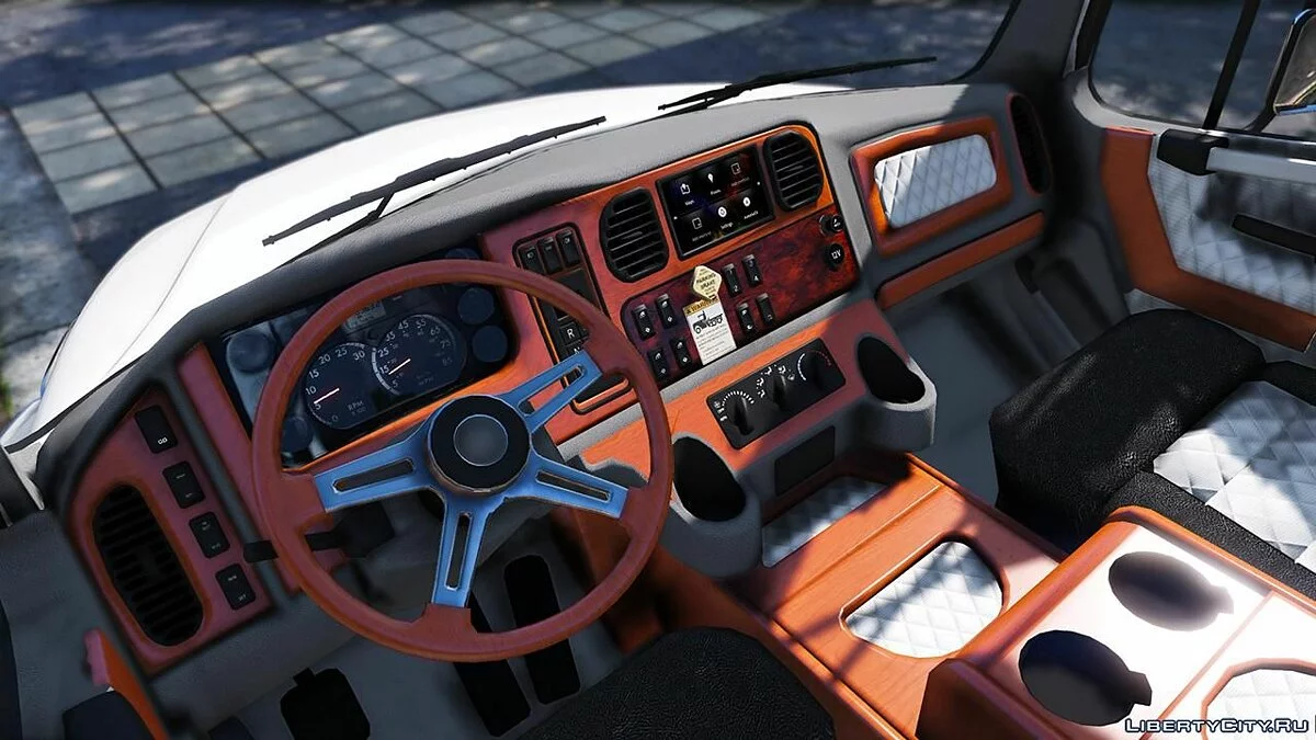 Freightliner M2 Crew Cab Flatbed [Add-on | Script | BETA] 1.0 / GTA 5