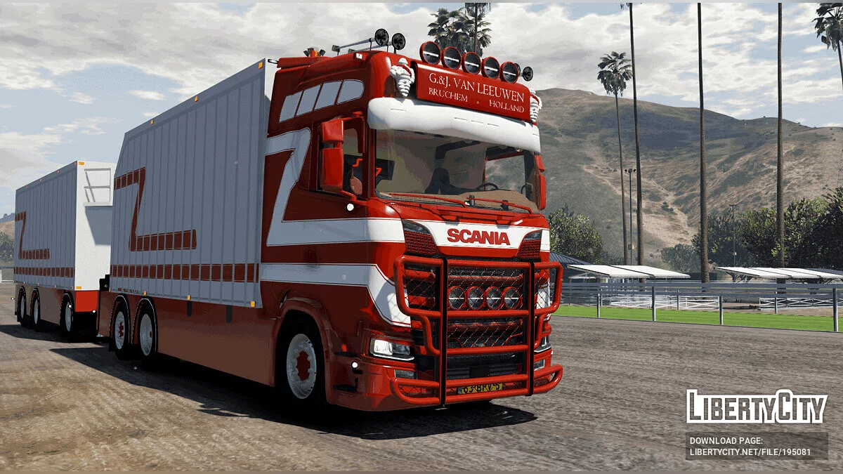 Scania R570 G&J Leeuwen BV v2.0 / GTA 5