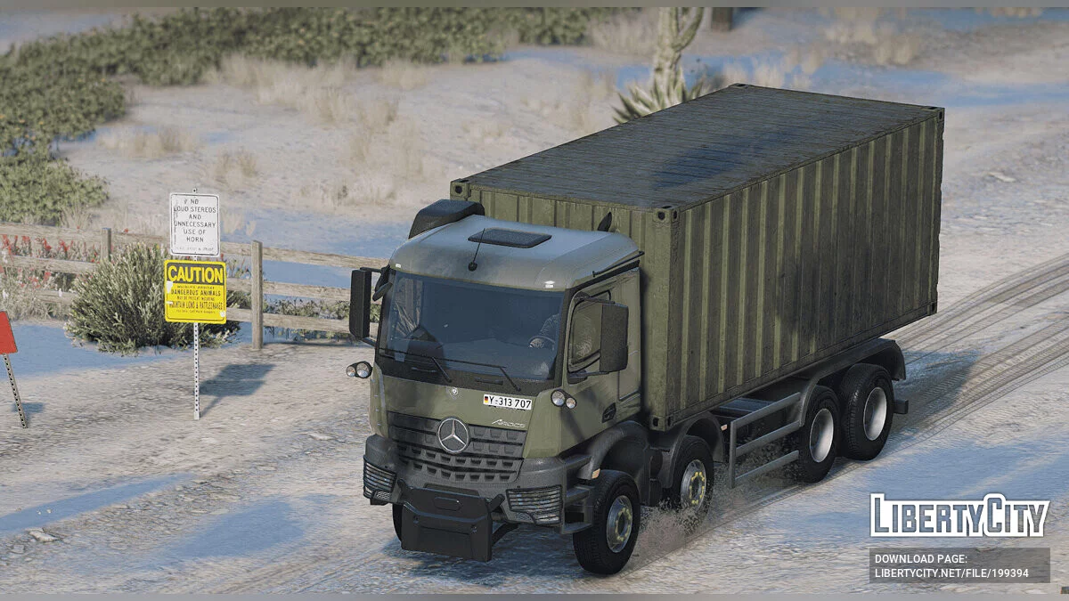 Mercedes-Benz AROCS v1.0 / GTA 5