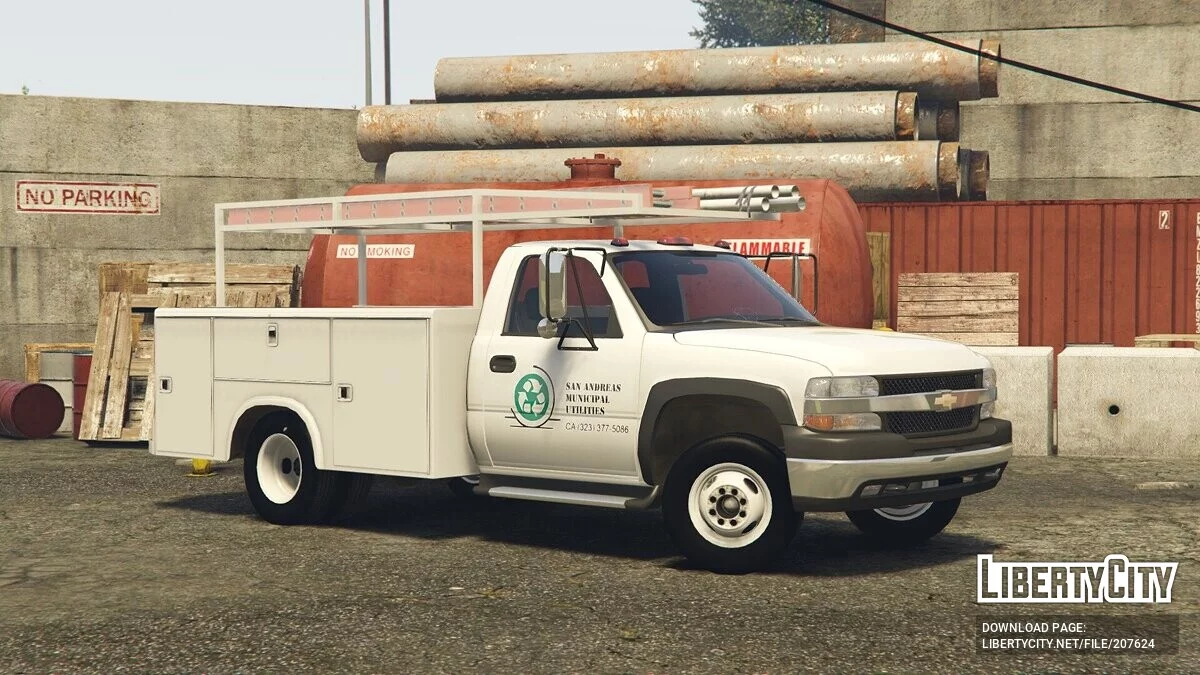 2001 Chevrolet Silverado 2500HD 'Utility' [Replace] / GTA 5