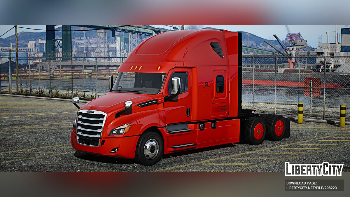 Скачать 2022 Freightliner Cascadia для GTA 5