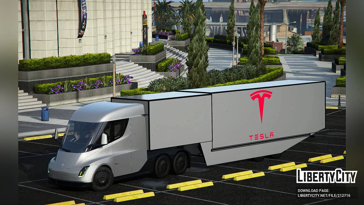 Tesla Semi Trailer / GTA 5