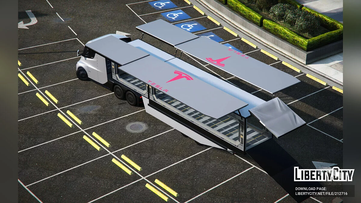 Tesla Semi Trailer / GTA 5