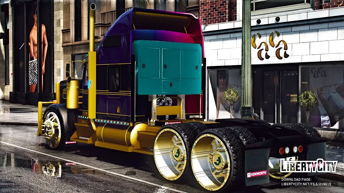 Peterbilt 389 Imperial Gold / GTA 5